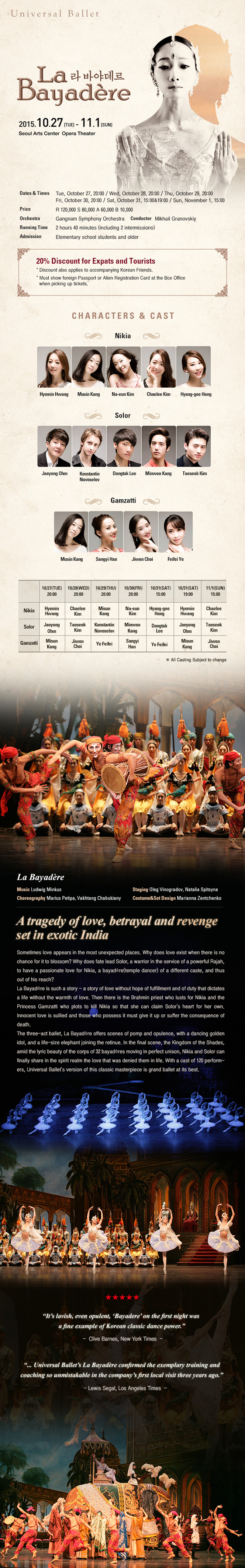 Universal Ballet [La Bayadere]