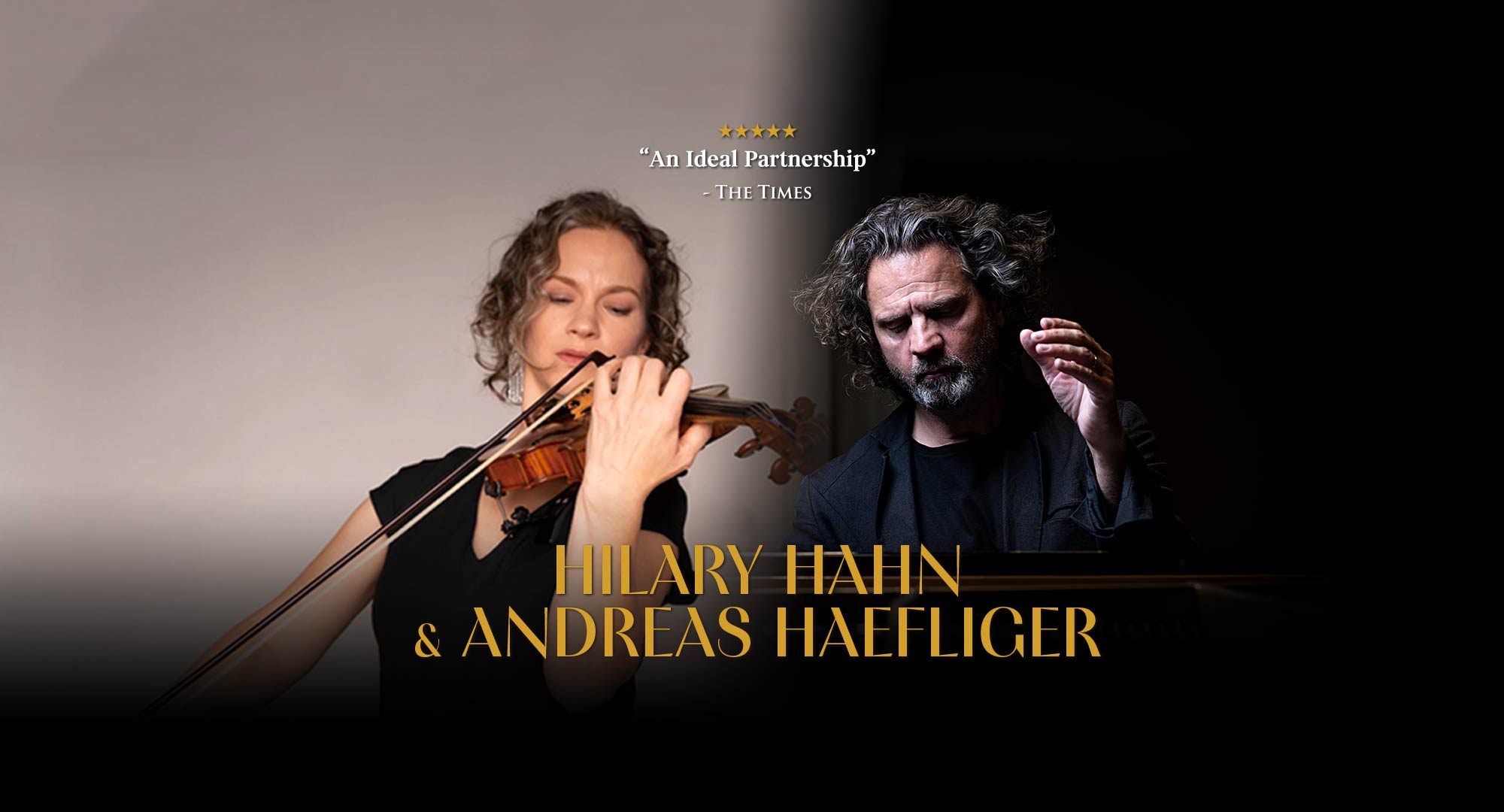 Hilary Hahn & Andreas Haefliger Duo Recital (poster)