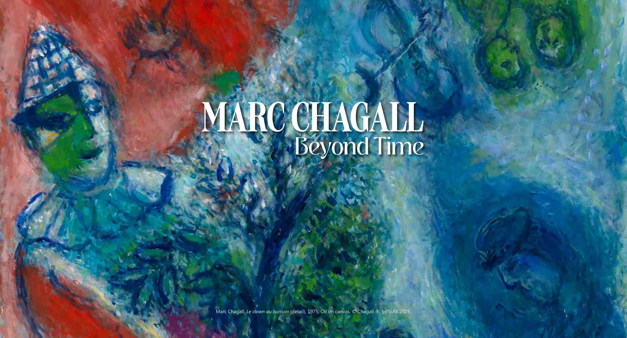 Marc Chagall Exhibition: BEYOND TIME (poster)