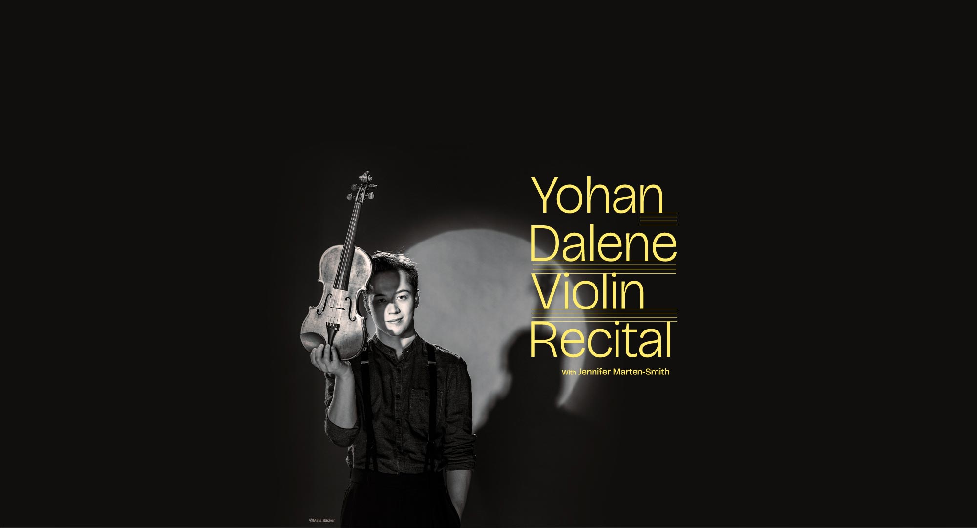 Johan Dalene Violin Recital (poster)