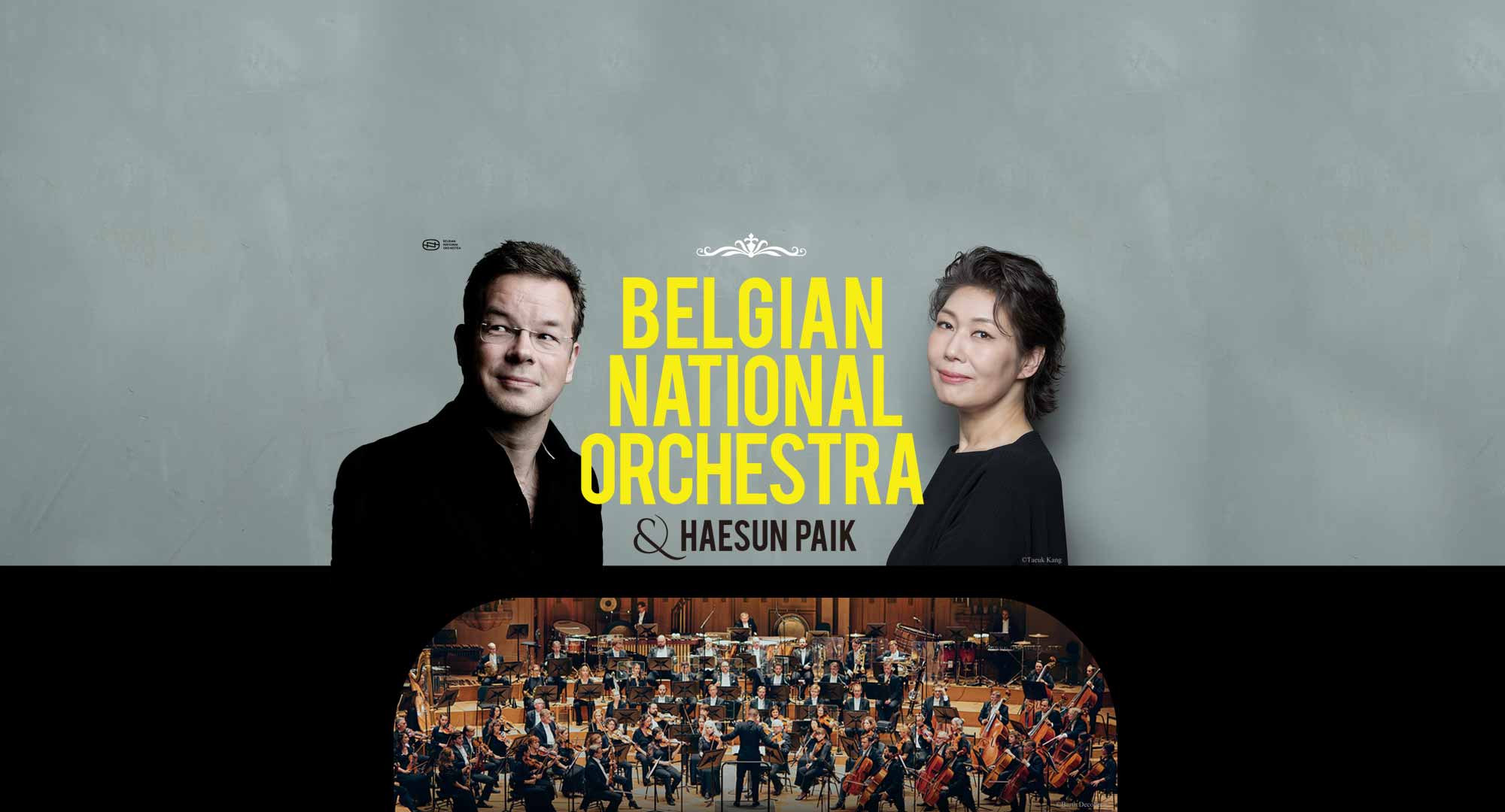 Belgian National Orchestra & HaeSun Paik (poster)