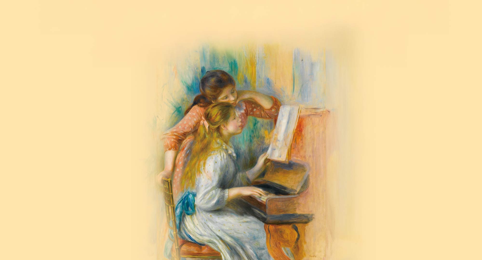 Exhibition of the Musée de l'Orangerie and the Musée d'Orsay : Cézanne and Renoir (poster)
